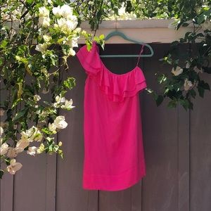 100% Silk Off The Shoulder Dress